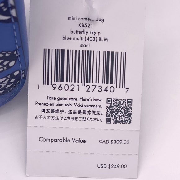 Kate Spade Staci Butterfly Sky Printed Mini
Camera Bag - Picture 6 of 16